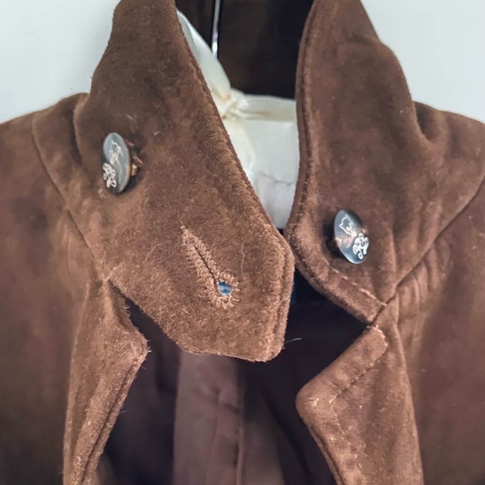 Ralph Lauren Collection Brown Suede Jacket - Picture 2 of 4